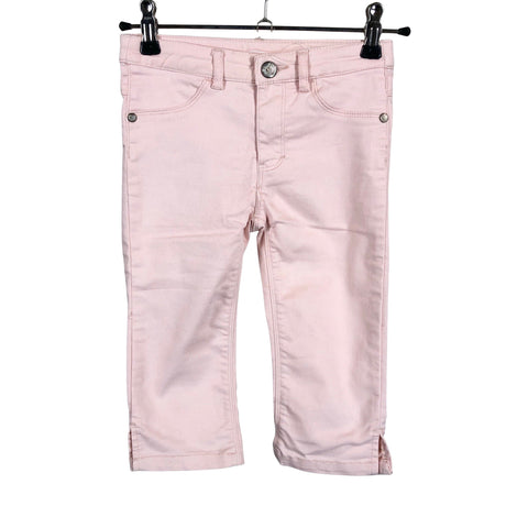 Unisex POMPdeLUX - Teksast poolpikad püksid, suurus 116 - 122 - Heleroosa ()