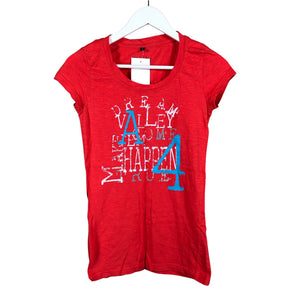 Unisex Stocker - T-särk, suurus 36 - Punane (1)