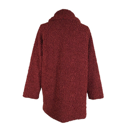 Unisex Nümph - Villane mantel, suurus 38 - Veinipunane (2)