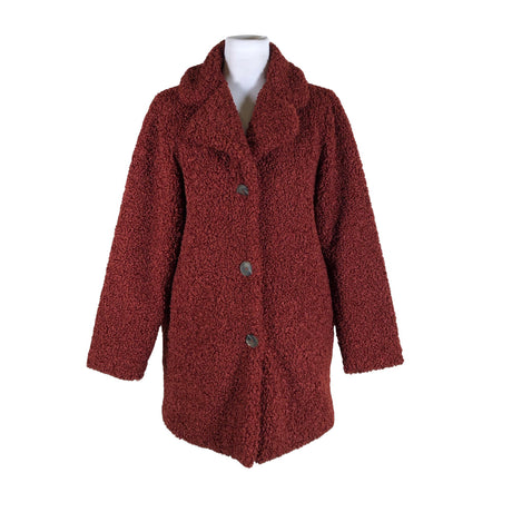 Unisex Nümph - Villane mantel, suurus 38 - Veinipunane ()