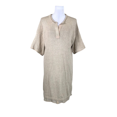Unisex Stefanel - Kootud kleit, suurus 40 - Beige ()