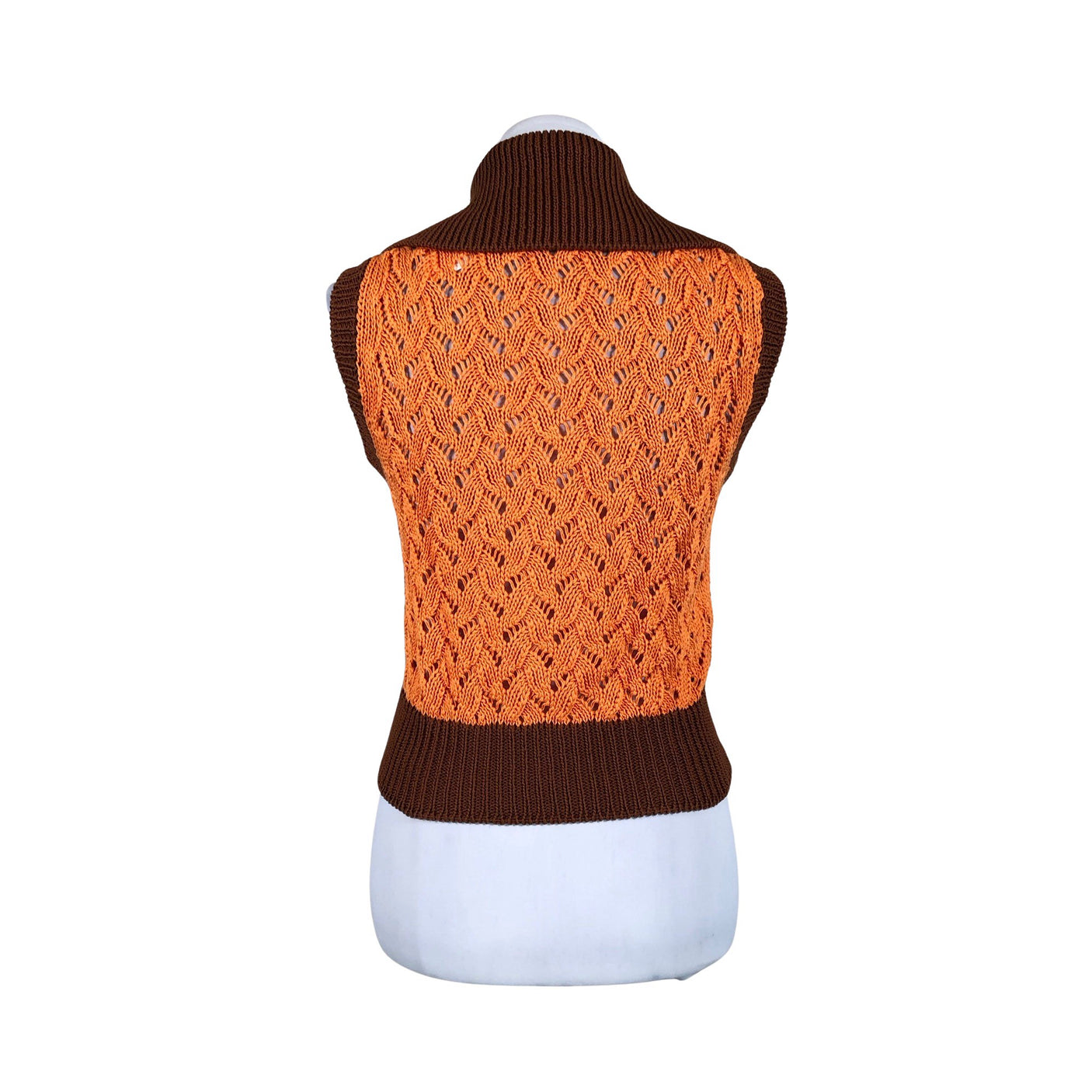 Unisex Rejina Pyo - Kootud vest, suurus 36 - Oranž (2)