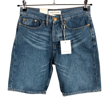 Unisex Samsoe&Samsoe - Teksast lühikesed püksid, suurus W28 - Sinine ()