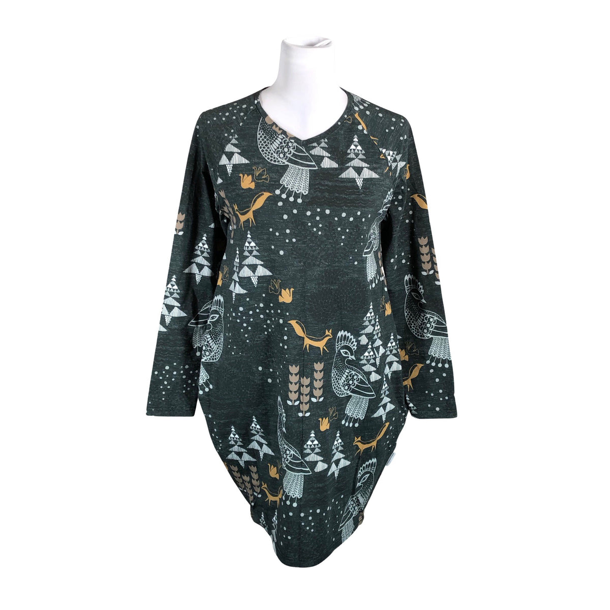 Unisex Versonpuoti - Trikotaažist kleit, suurus 38 - Roheline (1)