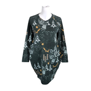 Unisex Versonpuoti - Trikotaažist kleit, suurus 38 - Roheline (1)