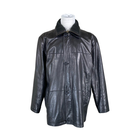 Unisex Business Line - Nahktagi, suurus XXL - Must ()