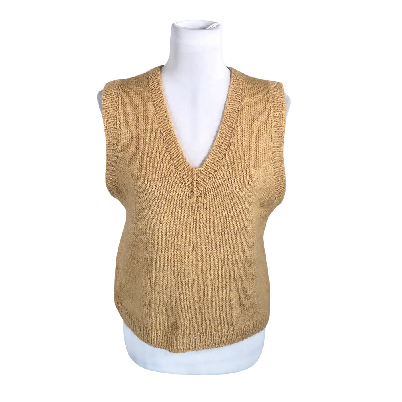 Unisex Handmade - Kootud vest, suurus 36 - Pruun (1)