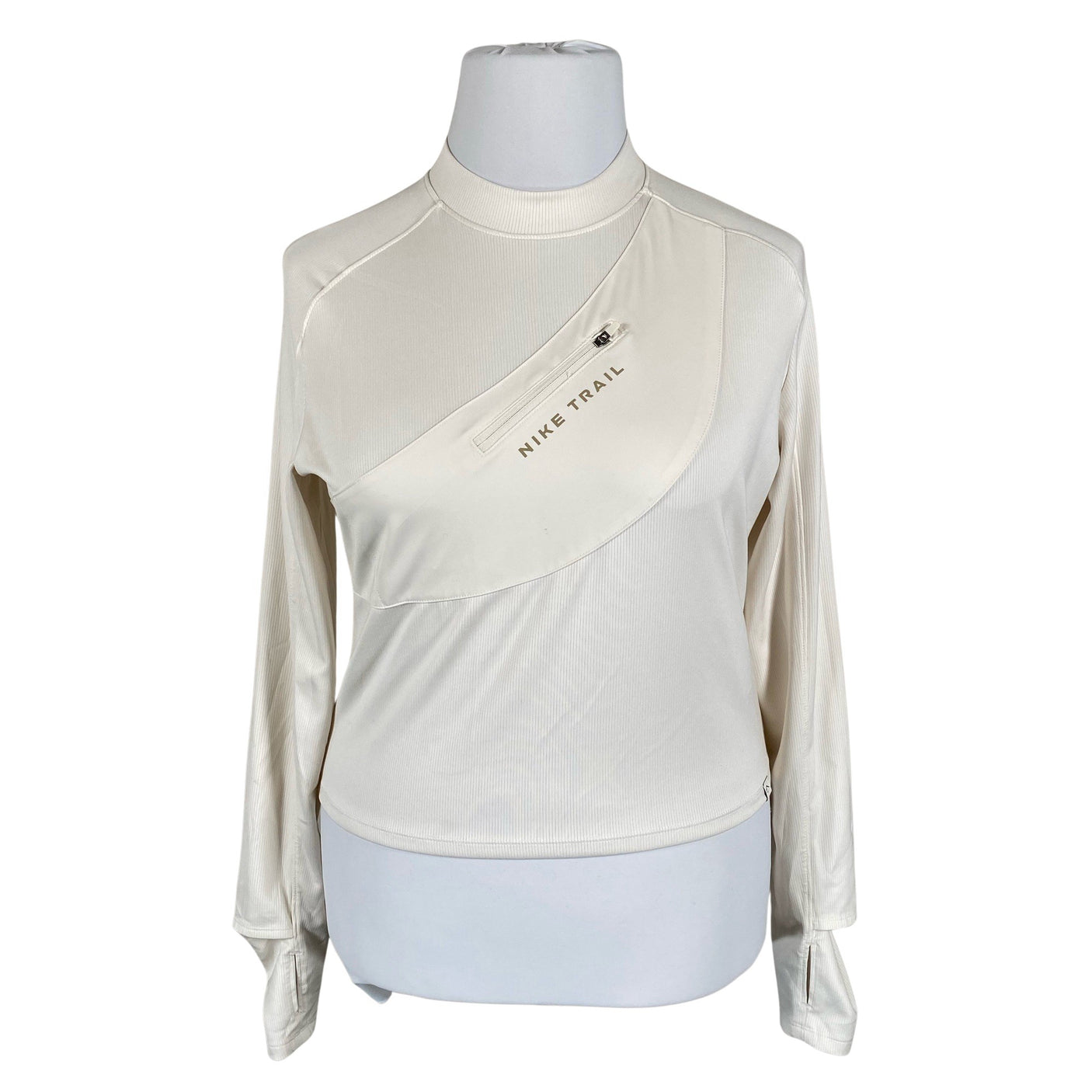 Unisex Nike - Spordisärk, pikad käised, suurus 42 - Looduslik valge (1)