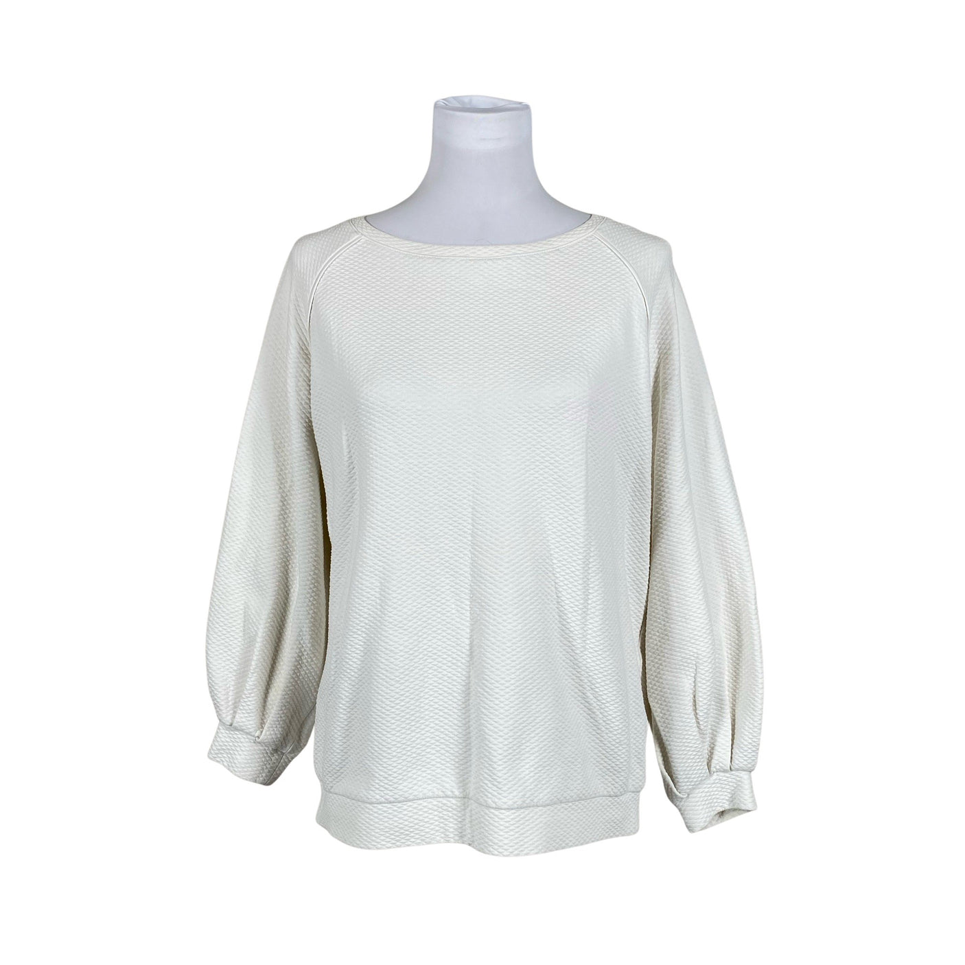 Unisex NOSH - Trikotaažist pluus, suurus 38 - Valge (1)
