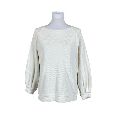 Unisex NOSH - Trikotaažist pluus, suurus 38 - Valge ()