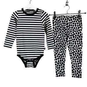 Unisex NOSH - Bodi, suurus 86 - 92 - Must (1)