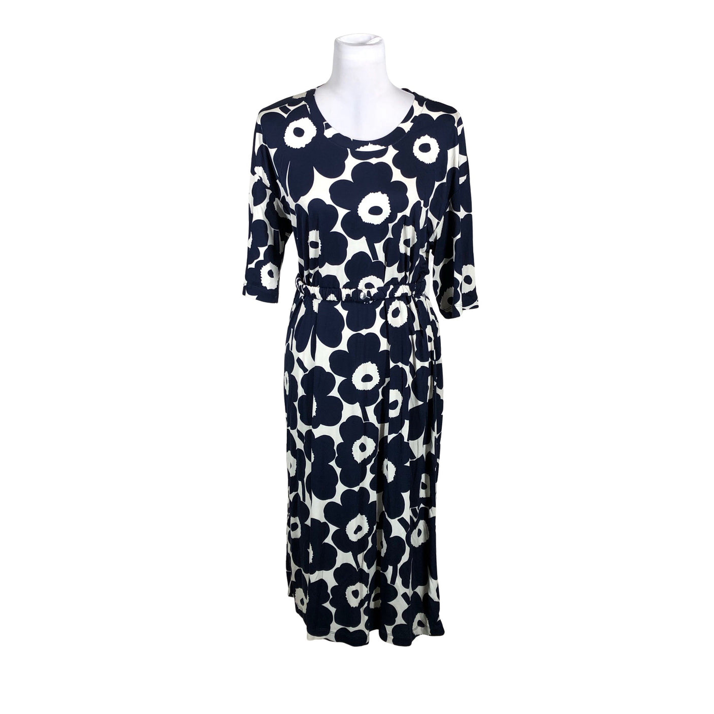 Unisex Marimekko - Trikotaažist kleit, suurus 38 - Sinine (1)