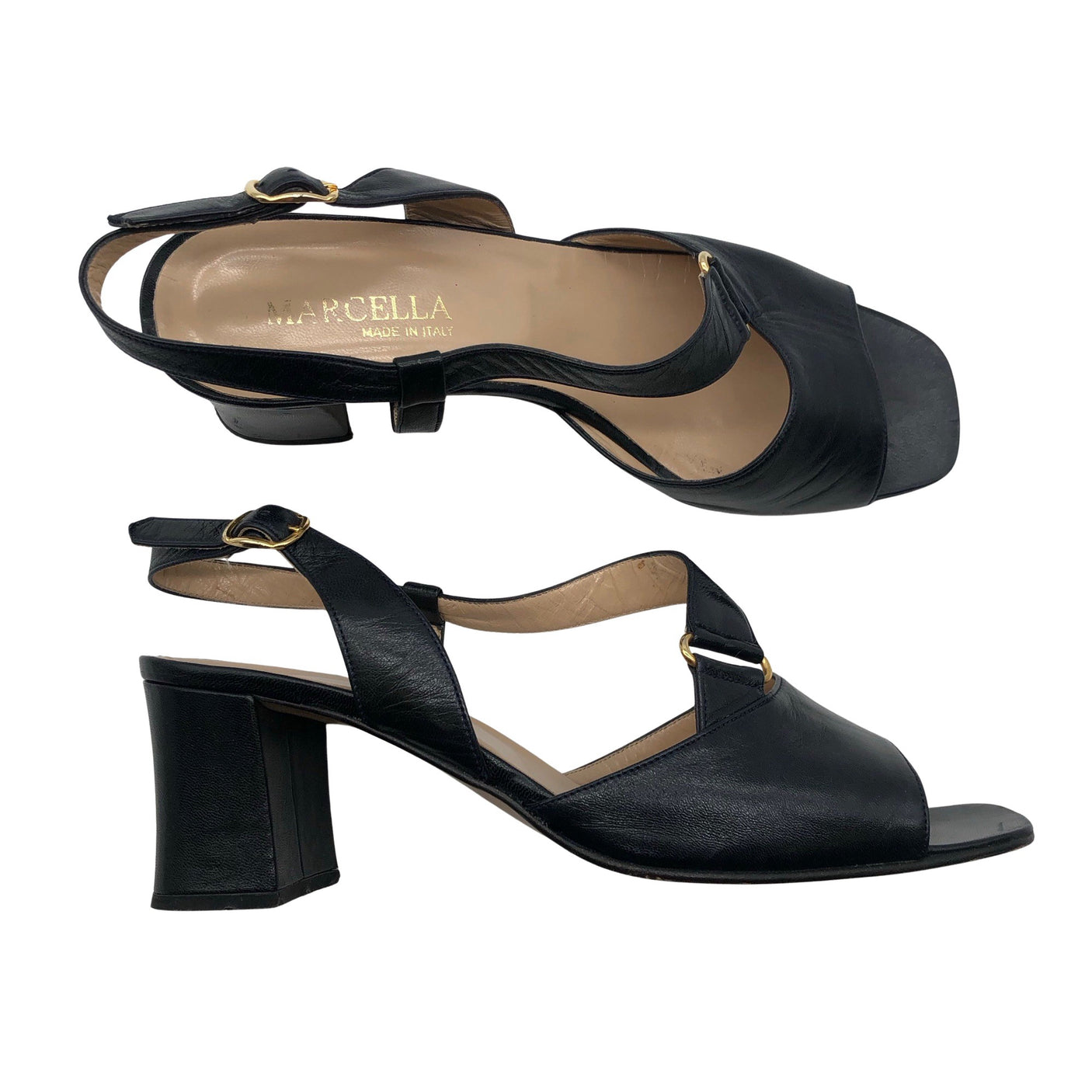 Unisex Marcellamoda - Kontsaga rihmikud, suurus 38 - Sinine (1)