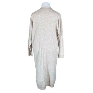 Unisex Davida - Kootud kleit, suurus 42 - Beige (2)