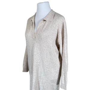Unisex Davida - Kootud kleit, suurus 42 - Beige (3)