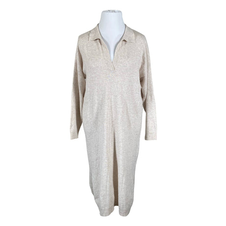 Unisex Davida - Kootud kleit, suurus 42 - Beige ()