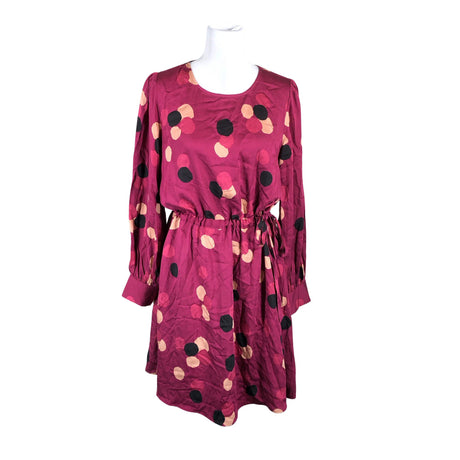 Unisex Selected - Õhuke kleit, suurus 40 - Veinipunane ()