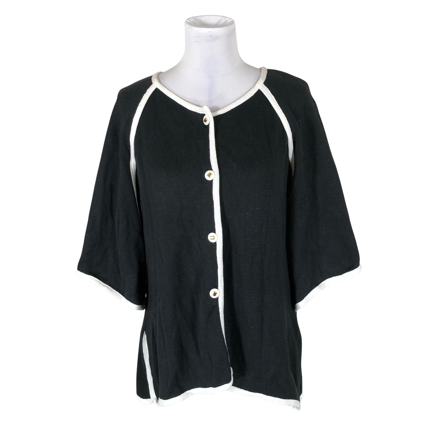 Unisex Parvilla - Kardigan, suurus 40 - Must (1)