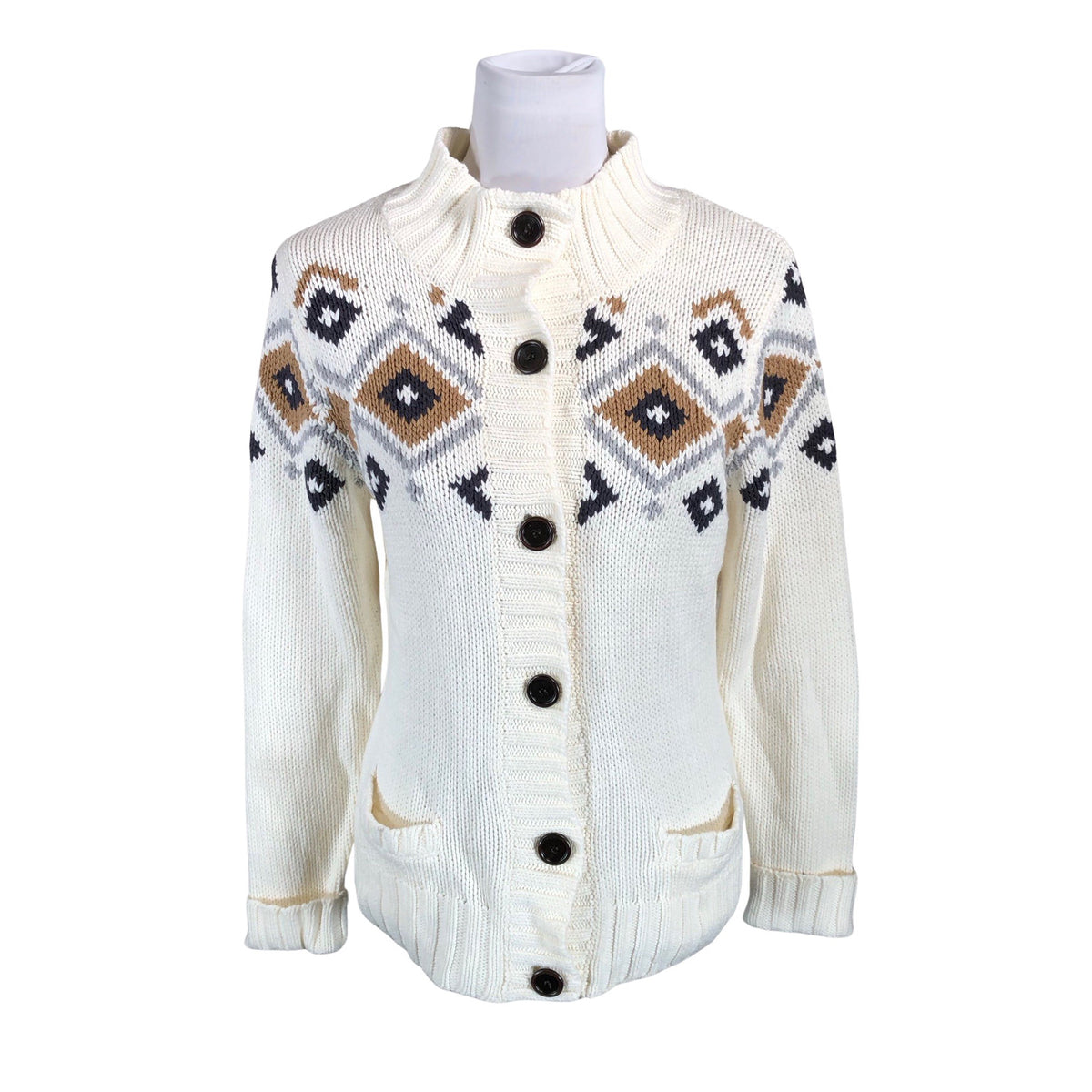 Unisex S.T.I - Kardigan, suurus 38 - Looduslik valge (1)