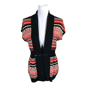 Unisex S.T.I - Kootud vest, suurus 38 - Must (1)