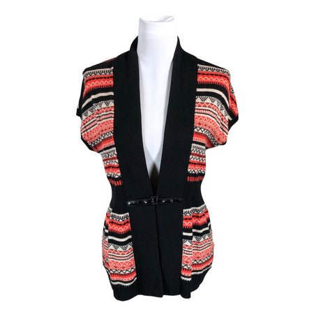 Unisex S.T.I - Kootud vest, suurus 38 - Must ()