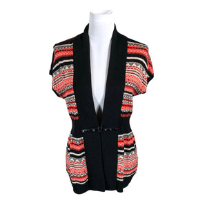 Unisex S.T.I - Kootud vest, suurus 38 - Must (1)
