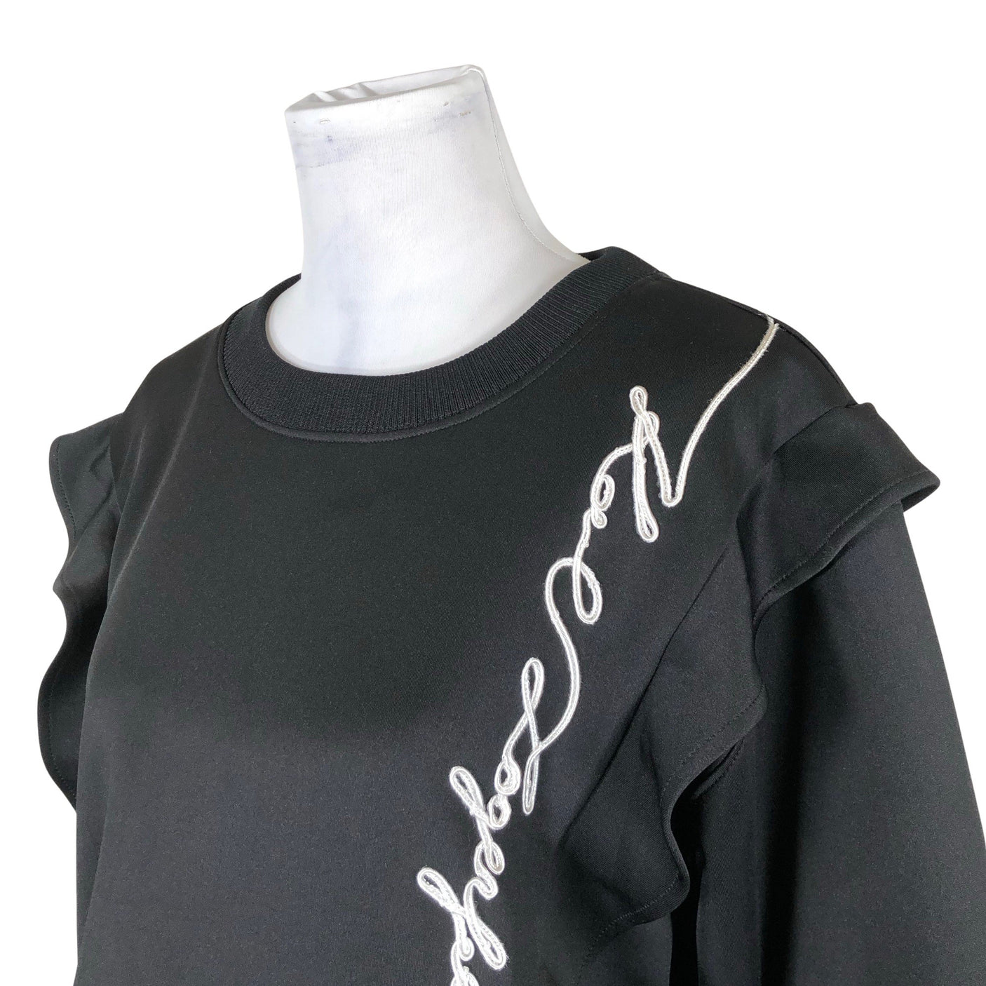Unisex Karl Lagerfeld - Dressikangast pluus, suurus 40 - Must (3)