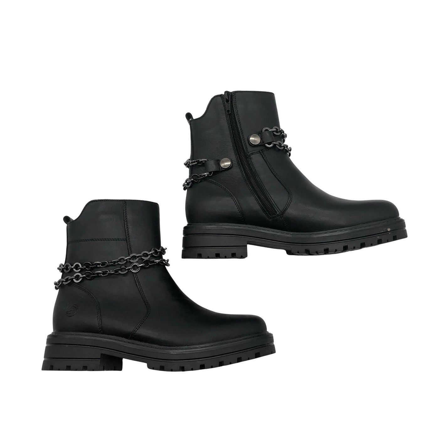 Unisex Remonte - Poolsaapad, suurus 38 - Must (1)