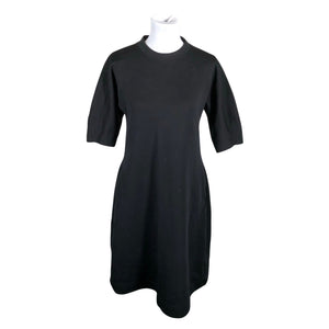 Unisex Uniqlo - Kootud kleit, suurus 36 - Must (1)