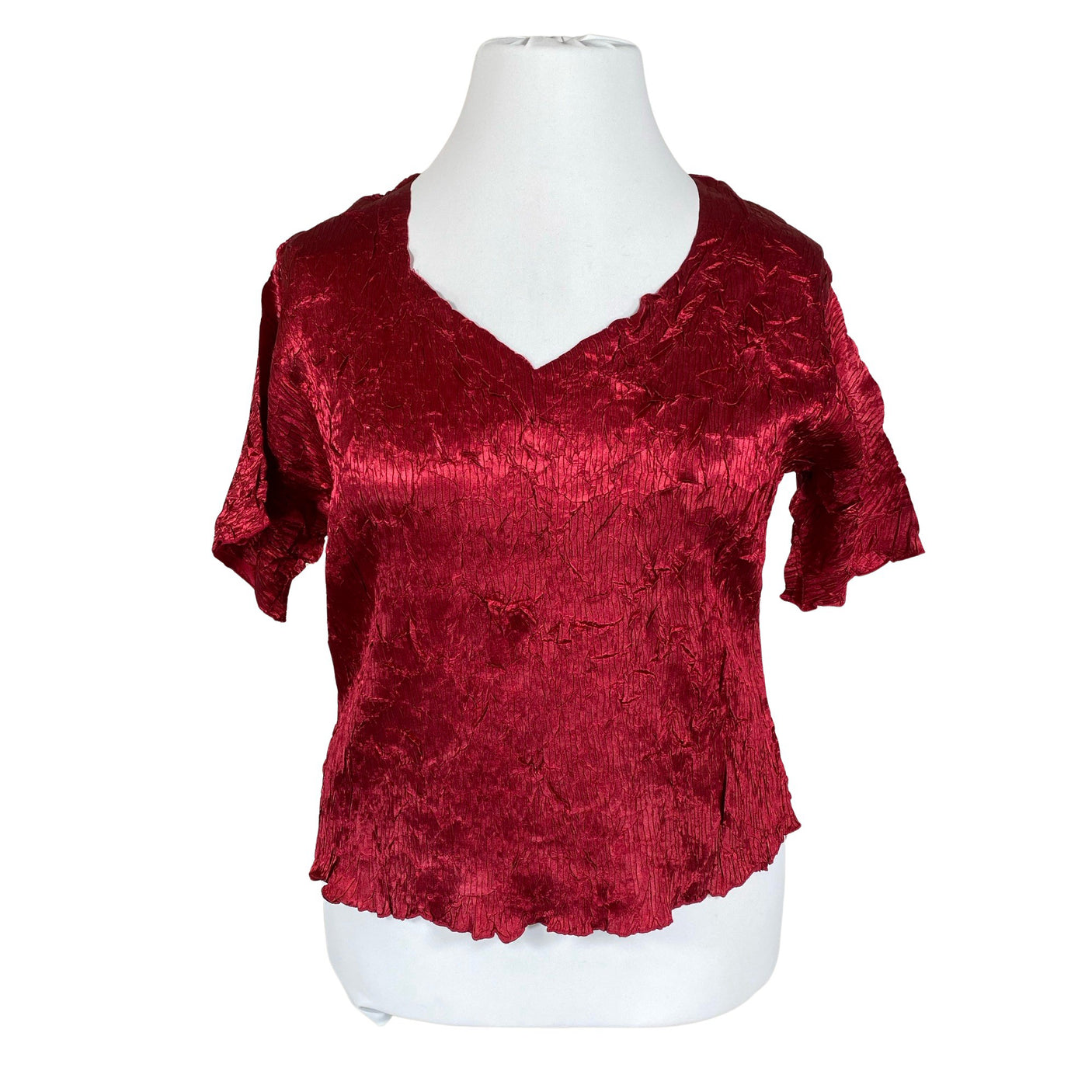 Unisex Whimsy - Pidulik pluus, suurus 44 - Veinipunane (1)