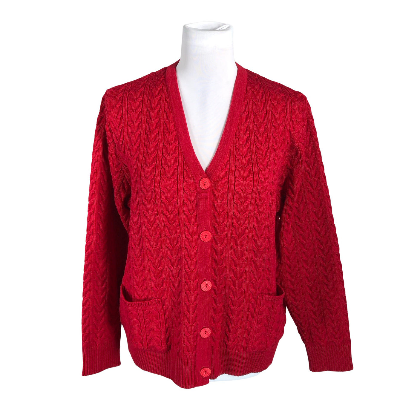 Unisex Brenda - Kardigan, suurus 40 - Punane (1)