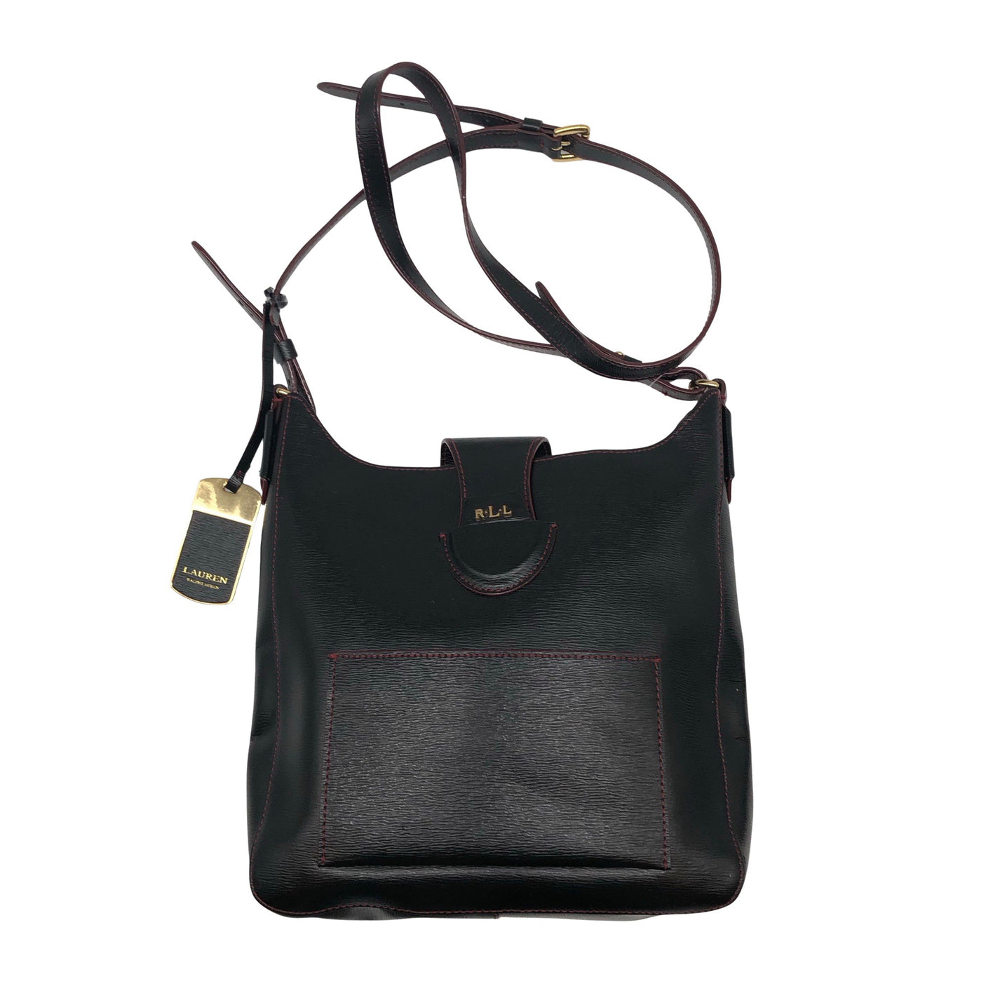 Unisex Lauren Ralph Lauren - Õlakott, suurus Midi - Must (1)