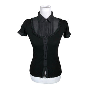 Unisex Mötivi - T-särk, suurus 38 - Must (1)