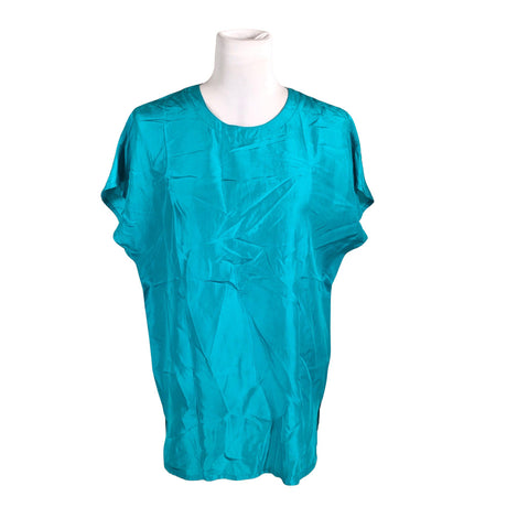 Unisex Stockmann Silk - Lühikeste käistega pluus, suurus 40 - Türkiis ()
