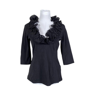 Unisex Diego Reiga - Trikotaažist pluus, suurus 38 - Must (1)