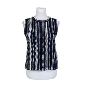 Unisex Cortefiel - Kootud vest, suurus 38 - Sinine (1)