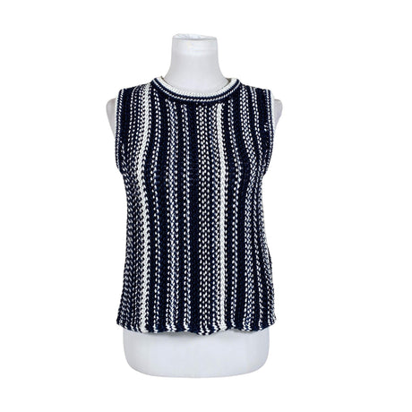 Unisex Cortefiel - Kootud vest, suurus 38 - Sinine ()