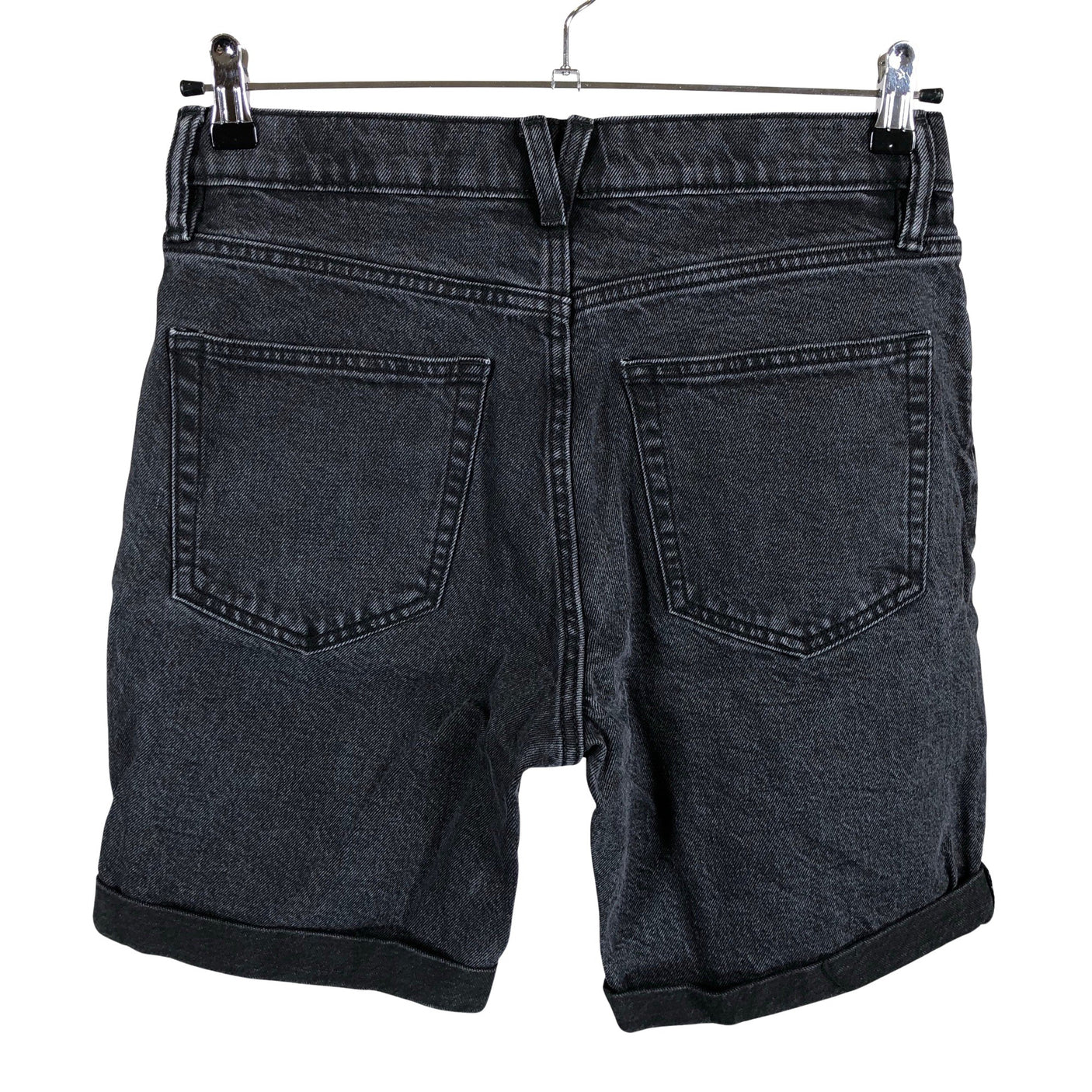 Unisex Vailent - Teksast lühikesed püksid, suurus M - Must (2)