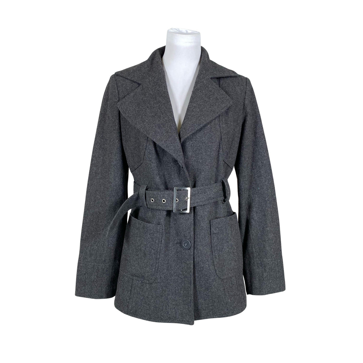 Unisex b.Young - Villane mantel, suurus 38 - Hall (1)