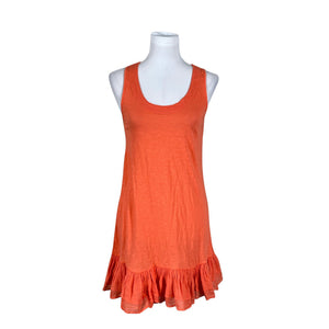 Unisex Lindex - Trikotaažist kleit, suurus 38 - Oranž (1)