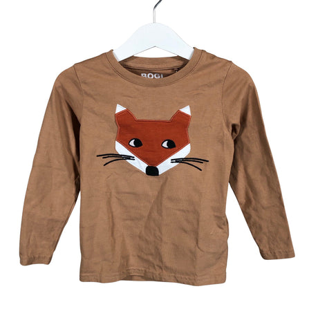 Unisex Bogi - Trikotaažist pluus, suurus 92 - 98 - Pruun ()