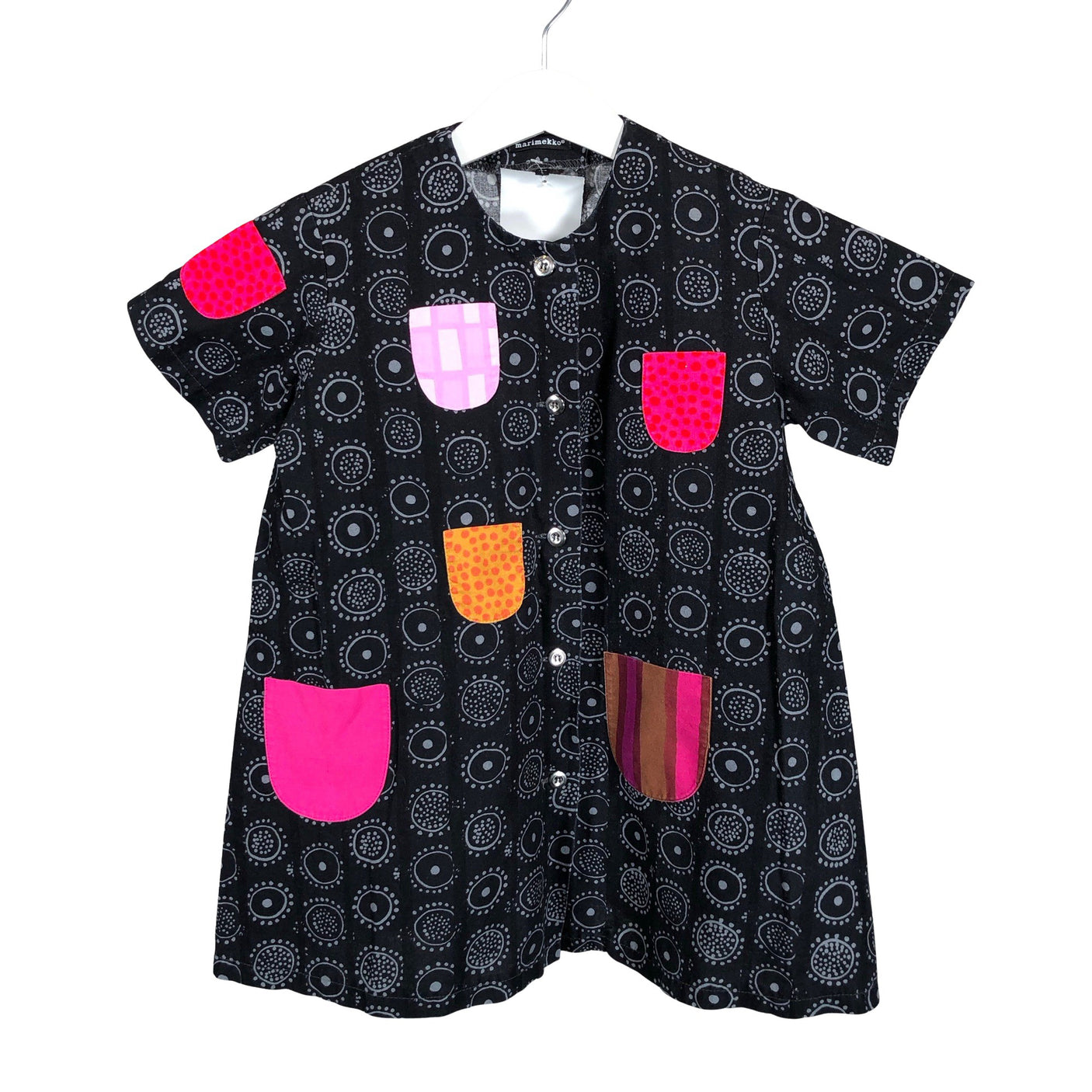 Unisex Marimekko - Mitteveniv kleit, suurus 104 - 110 - Must (1)