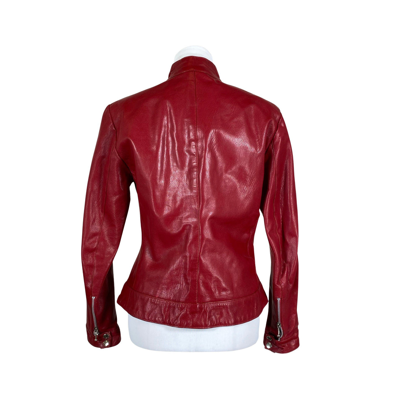 Unisex Outfit - Nahktagi, suurus 38 - Punane (2)