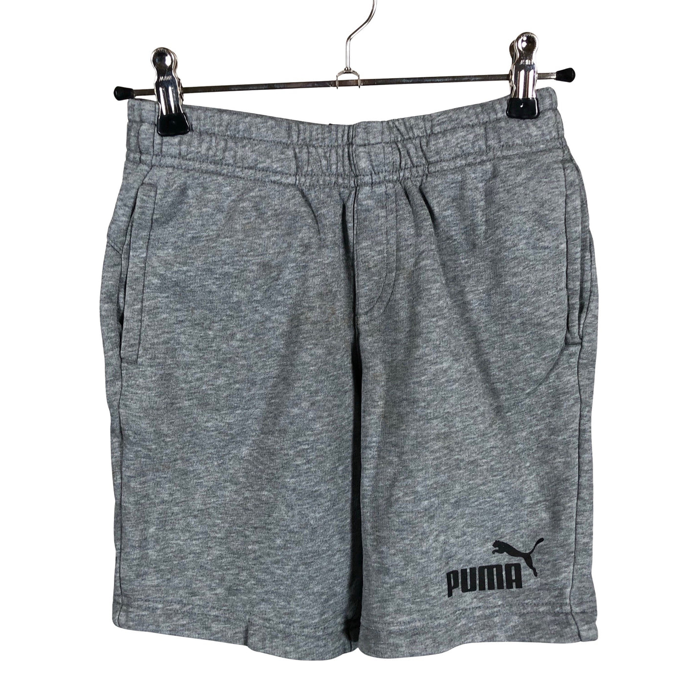 Unisex Puma - Dressikangast lühikesed püksid, suurus 134 - 140 - Hall (1)