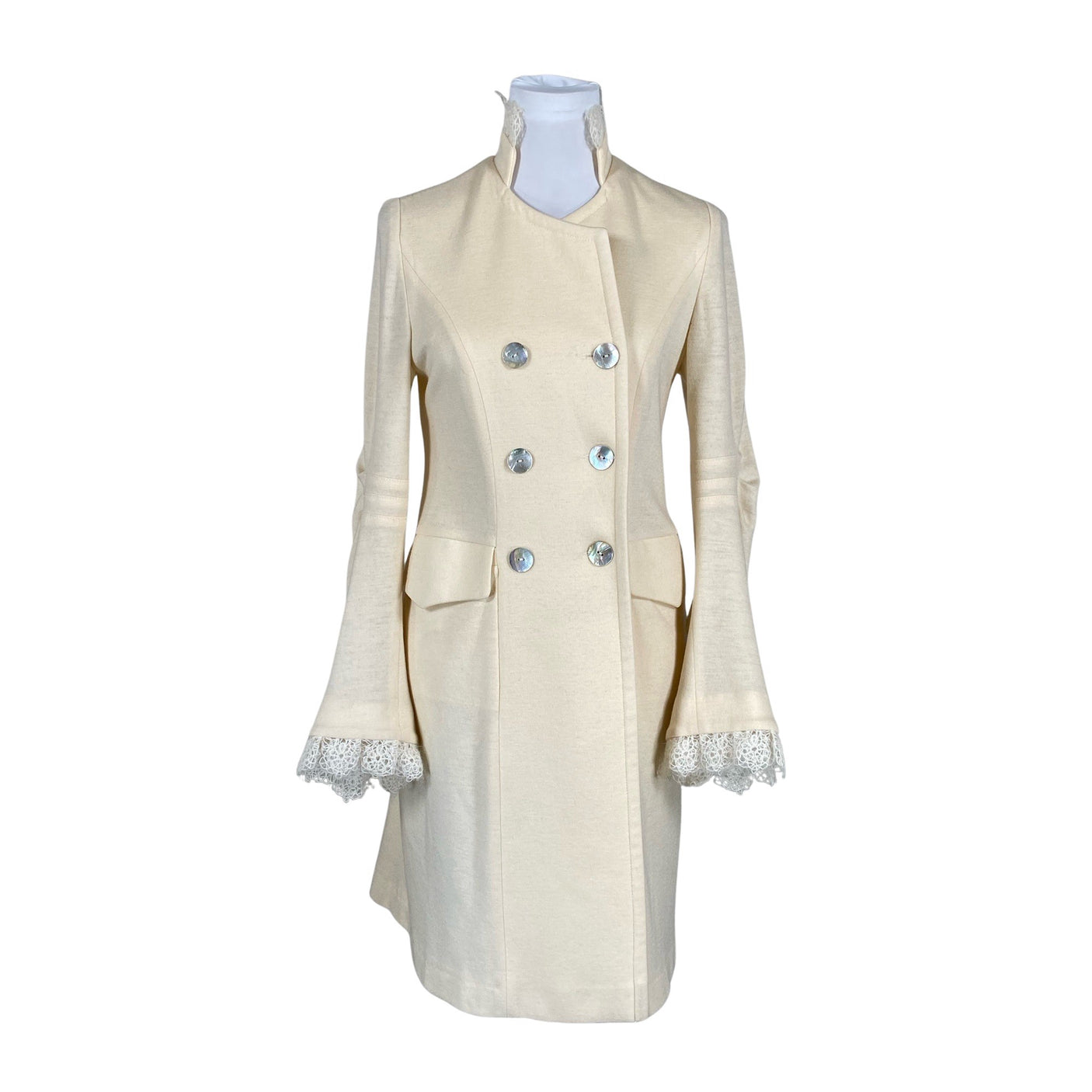 Unisex Muotikuu - Jakk, suurus 34 - Looduslik valge (1)