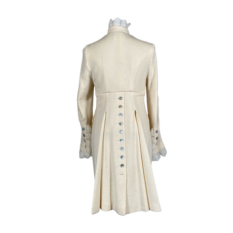 Unisex Muotikuu - Jakk, suurus 34 - Looduslik valge (2)