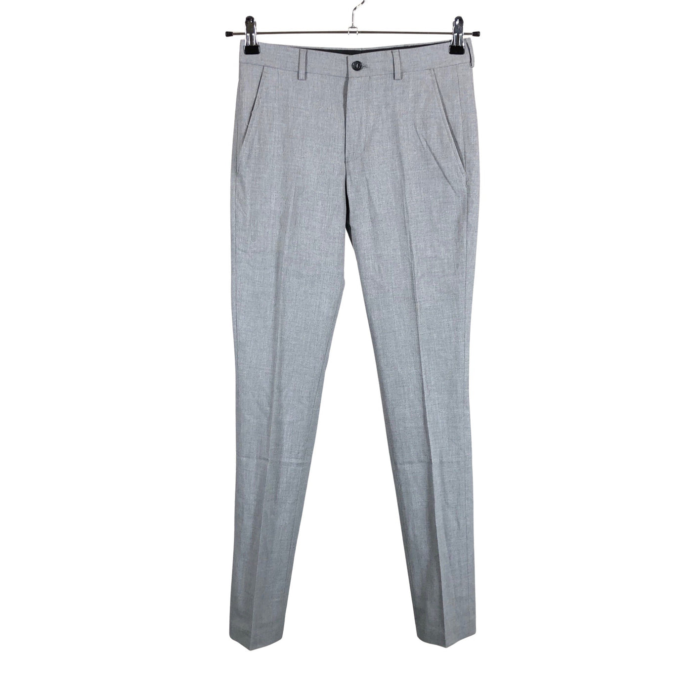 Unisex Selected - Ülikonna püksid, suurus 158 - 164 - Hall (1)