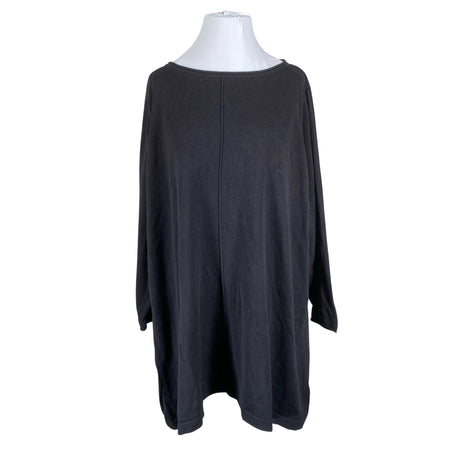 Unisex Zizzi - Kootud kleit, suurus 58 - Must ()