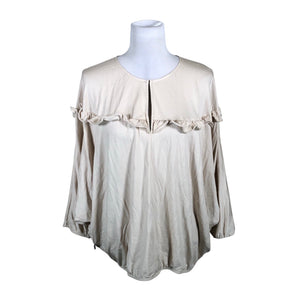 Unisex House of Lola - Trikotaažist pluus, suurus 40 - Beige (1)