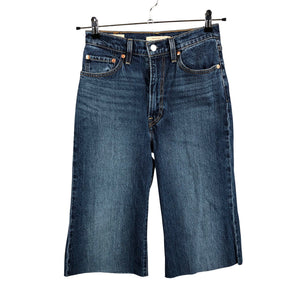 Unisex Levi's - Teksast poolpikad püksid, suurus W27 - Sinine (1)
